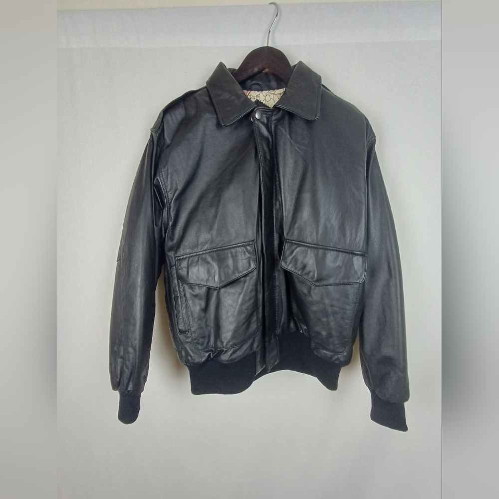 Hard Rock Cafe Women Leather Jacket Black Large Honolulu Hawaii